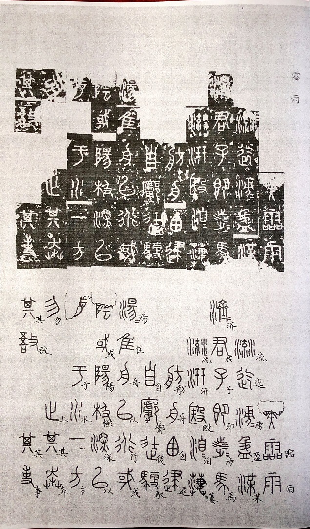 初探石鼓文——十鼓的顺序、读音和注解-知识窗口-书法篆刻博物馆 初探石鼓文——十鼓的顺序、读音和注解-知识窗口-书法篆刻博物馆